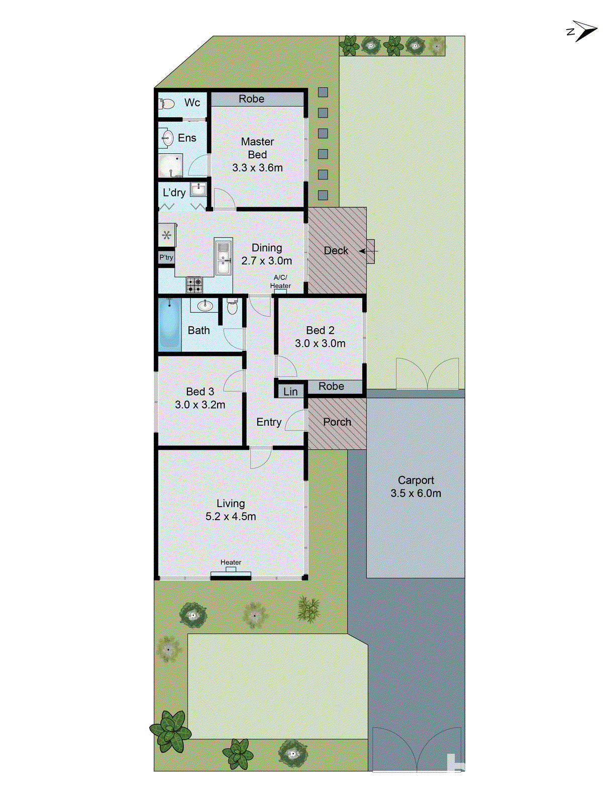 1/28 Brayshay Road, Newcomb VIC 3219 - Floorplan