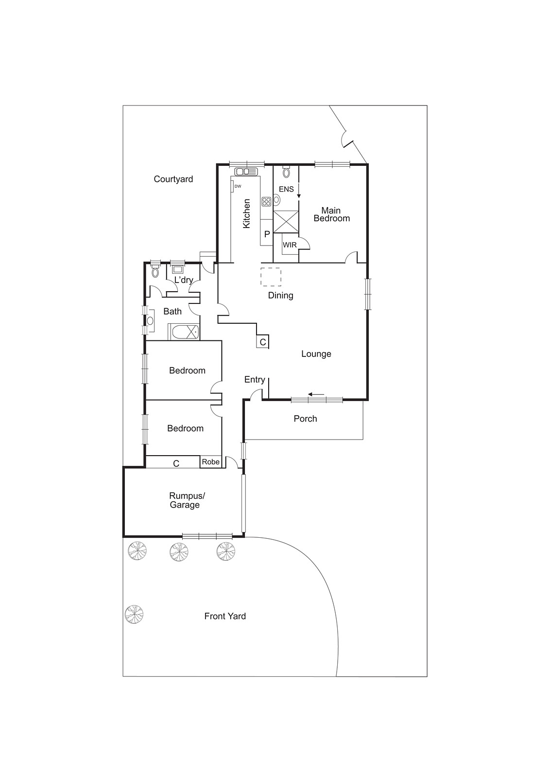 1/28 Chesterville Drive, Bentleigh East VIC 3165 - Floorplan