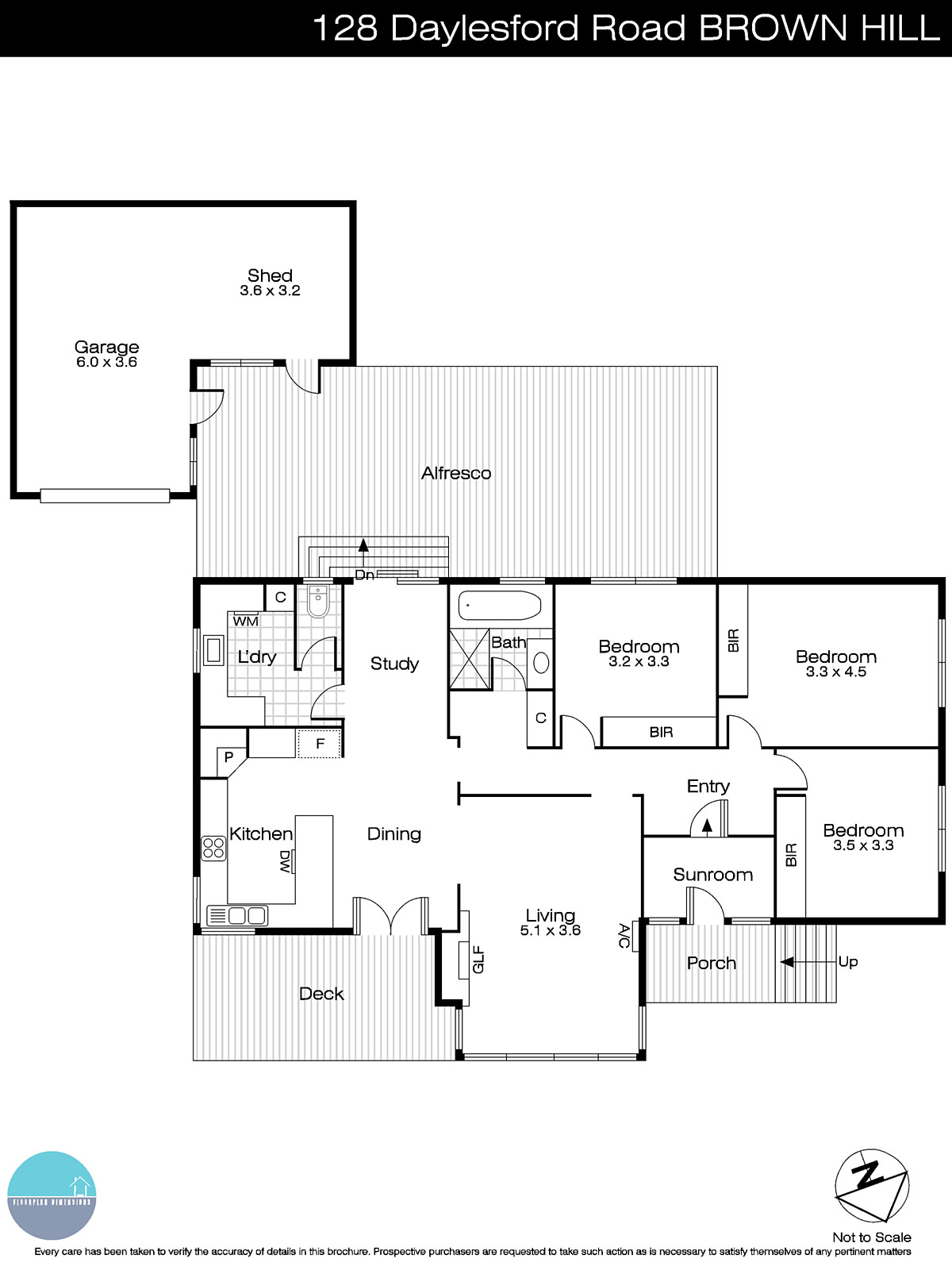 128 Daylesford Road, Brown Hill VIC 3350 - Floorplan