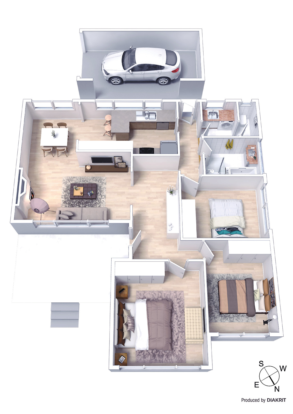 1/28 Luxmoore Street, Cheltenham VIC 3192 - Floorplan