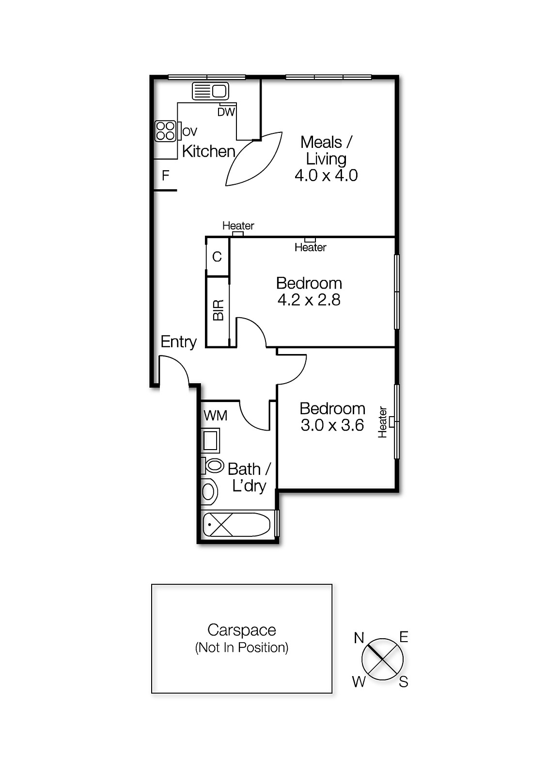 12/8 Mitford Street, St Kilda VIC 3182 - Floorplan
