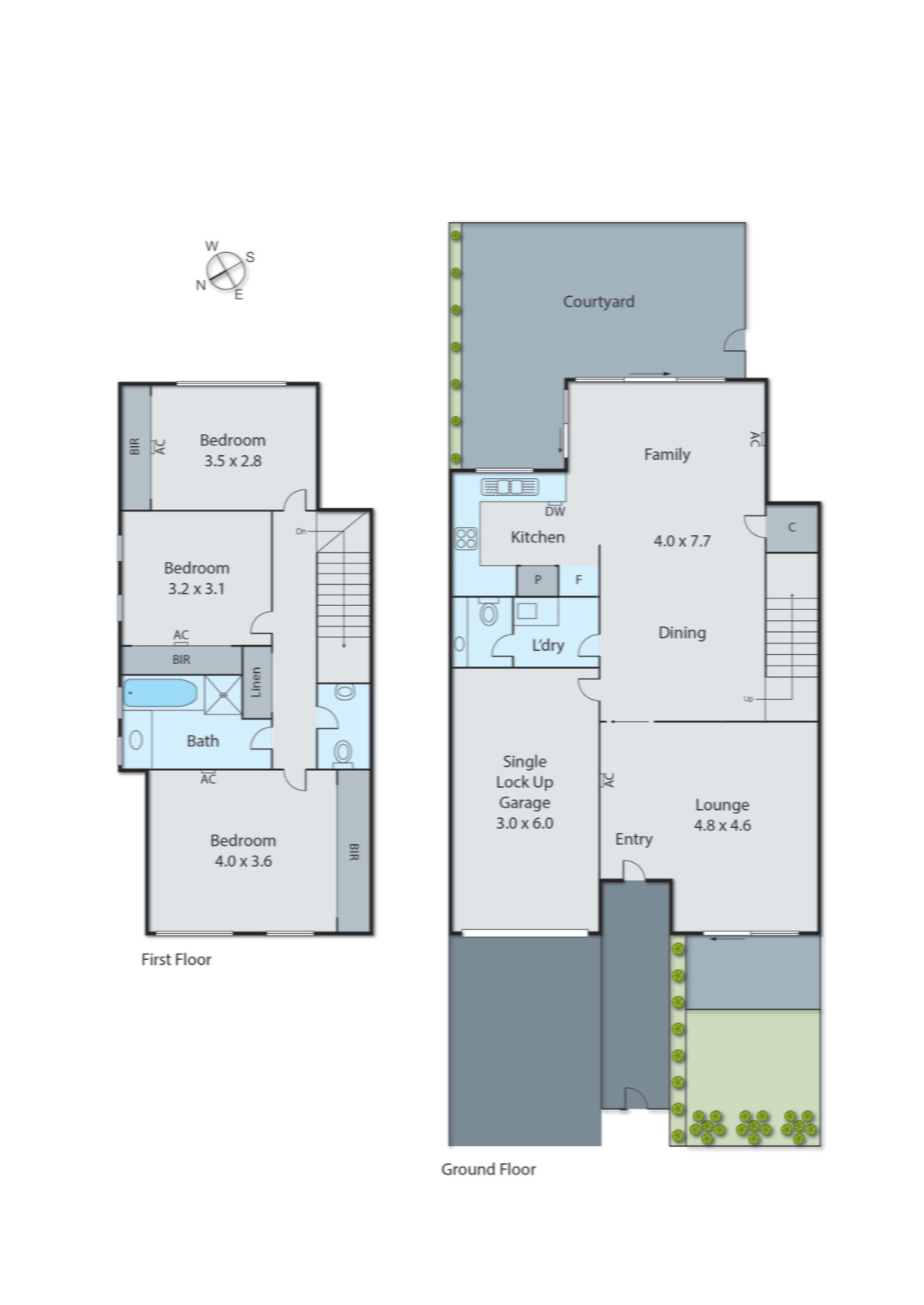 1/28 Olive Grove, Parkdale VIC 3195 - Floorplan