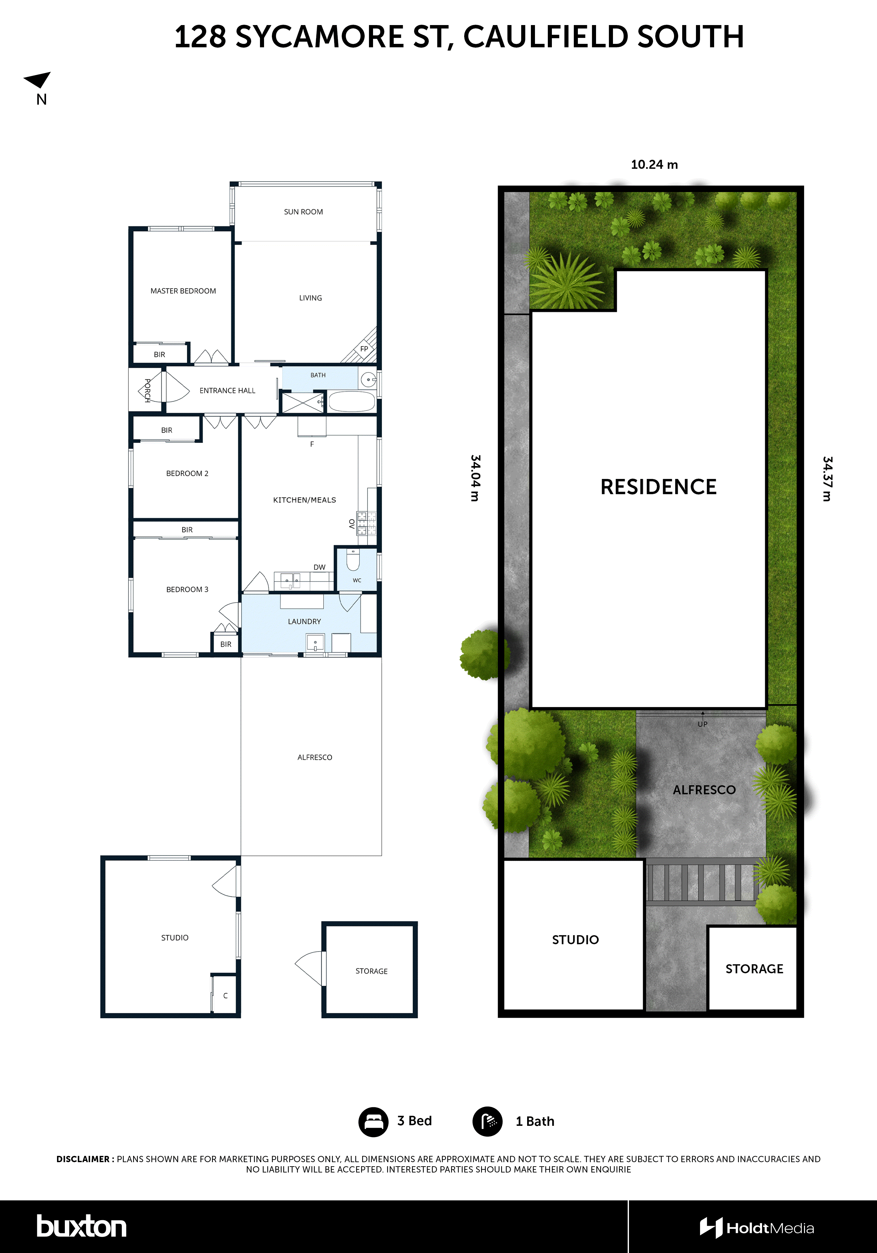 128 Sycamore Street, Caulfield South VIC 3162 - Floorplan