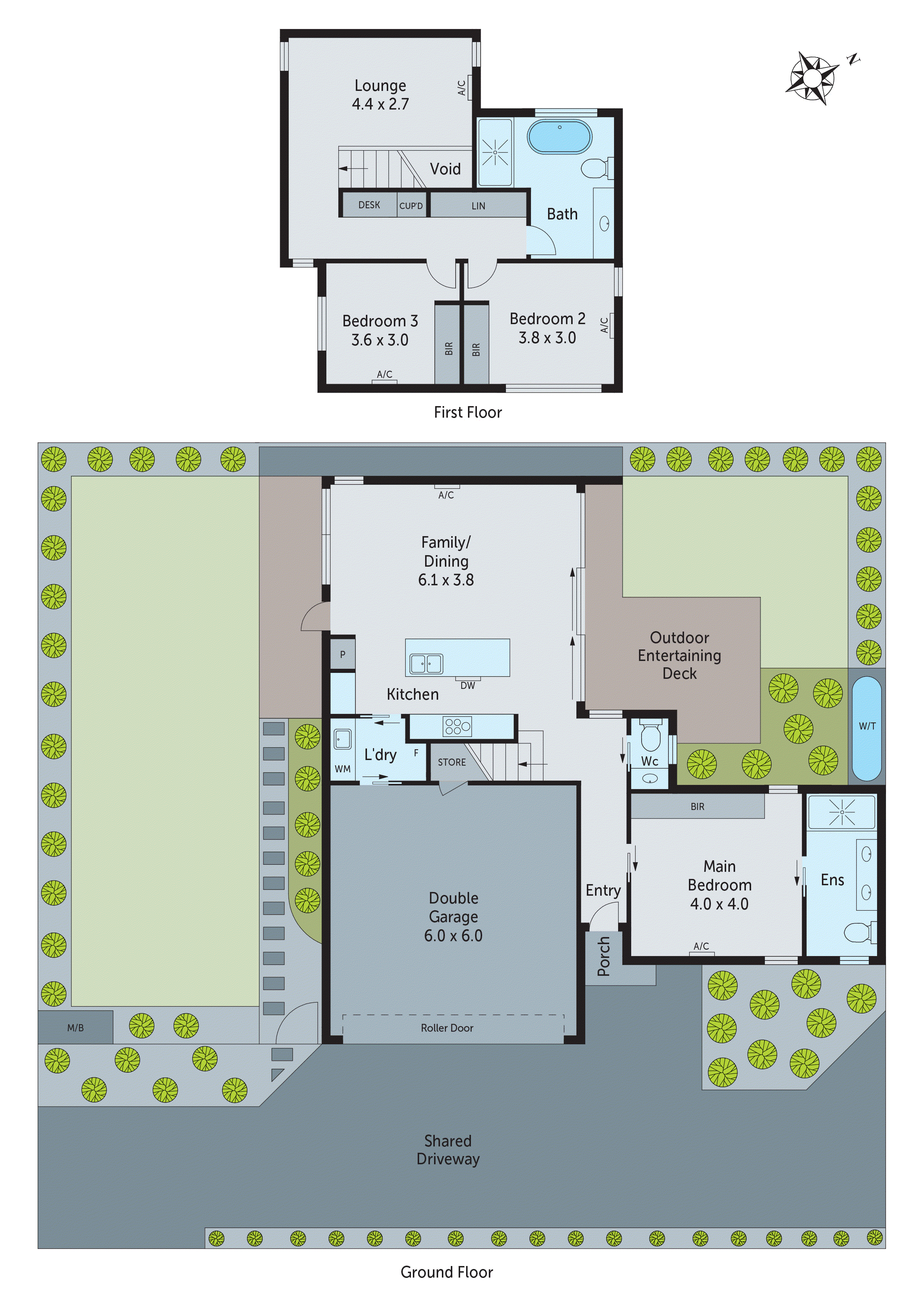 1&2/8 The Avenue, Belmont VIC 3216 - Floorplan