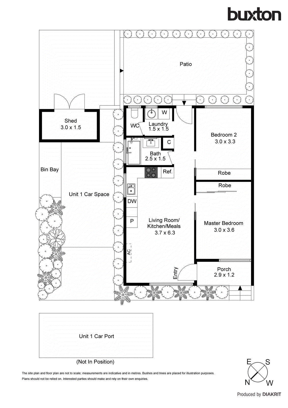 1/28 Whatley Street, Carrum VIC 3197 - Floorplan