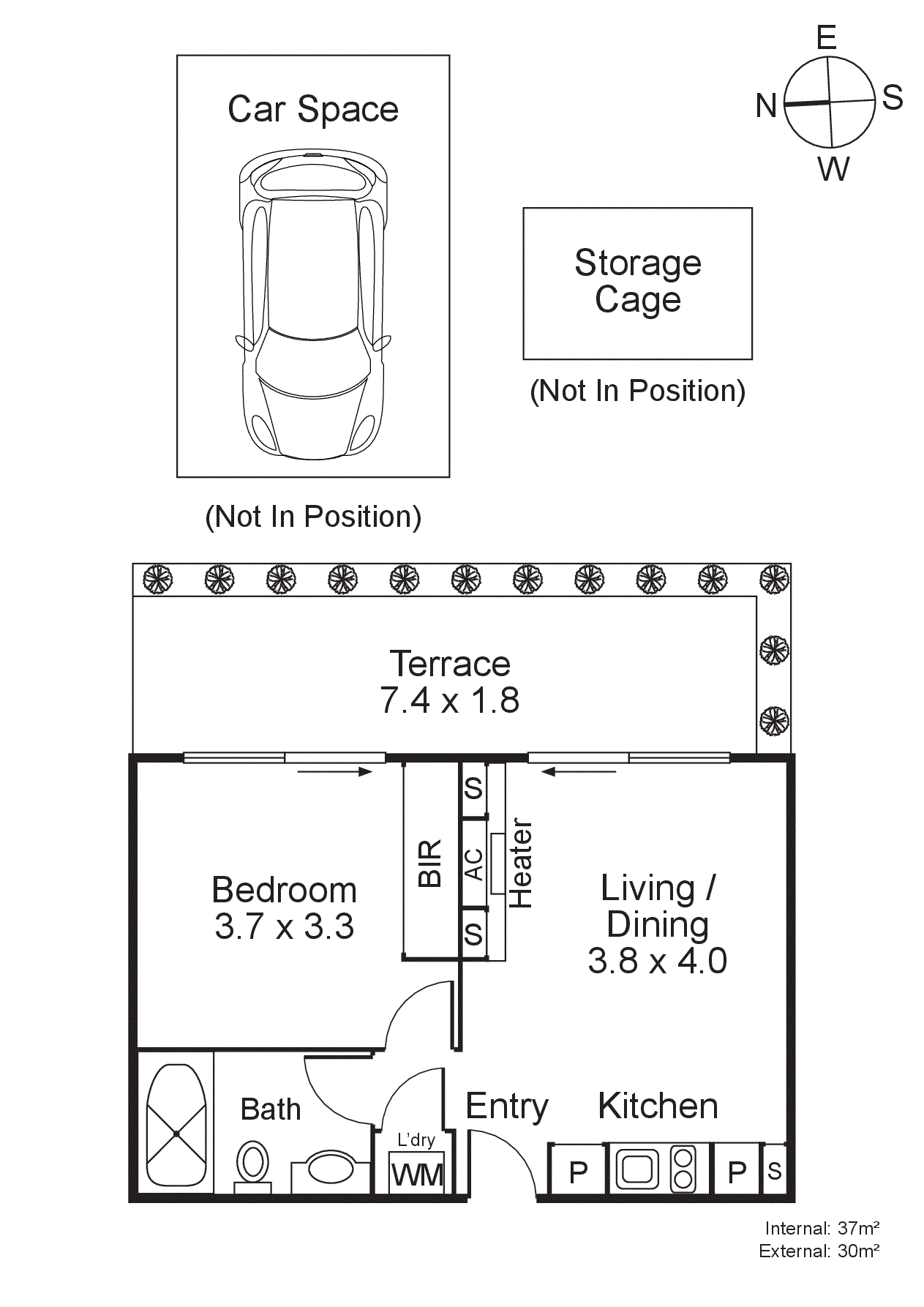 128/18-34 Station Street, Sandringham VIC 3191 - Floorplan