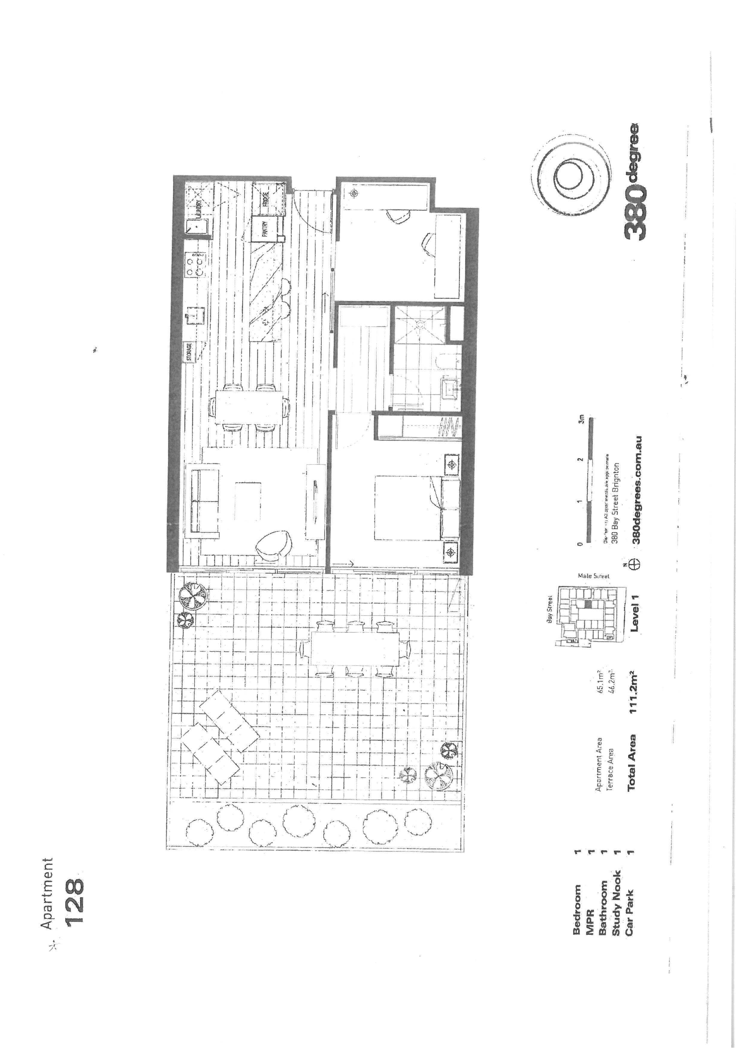 128/380 Bay Street, BRIGHTON VIC 3186 - Floorplan