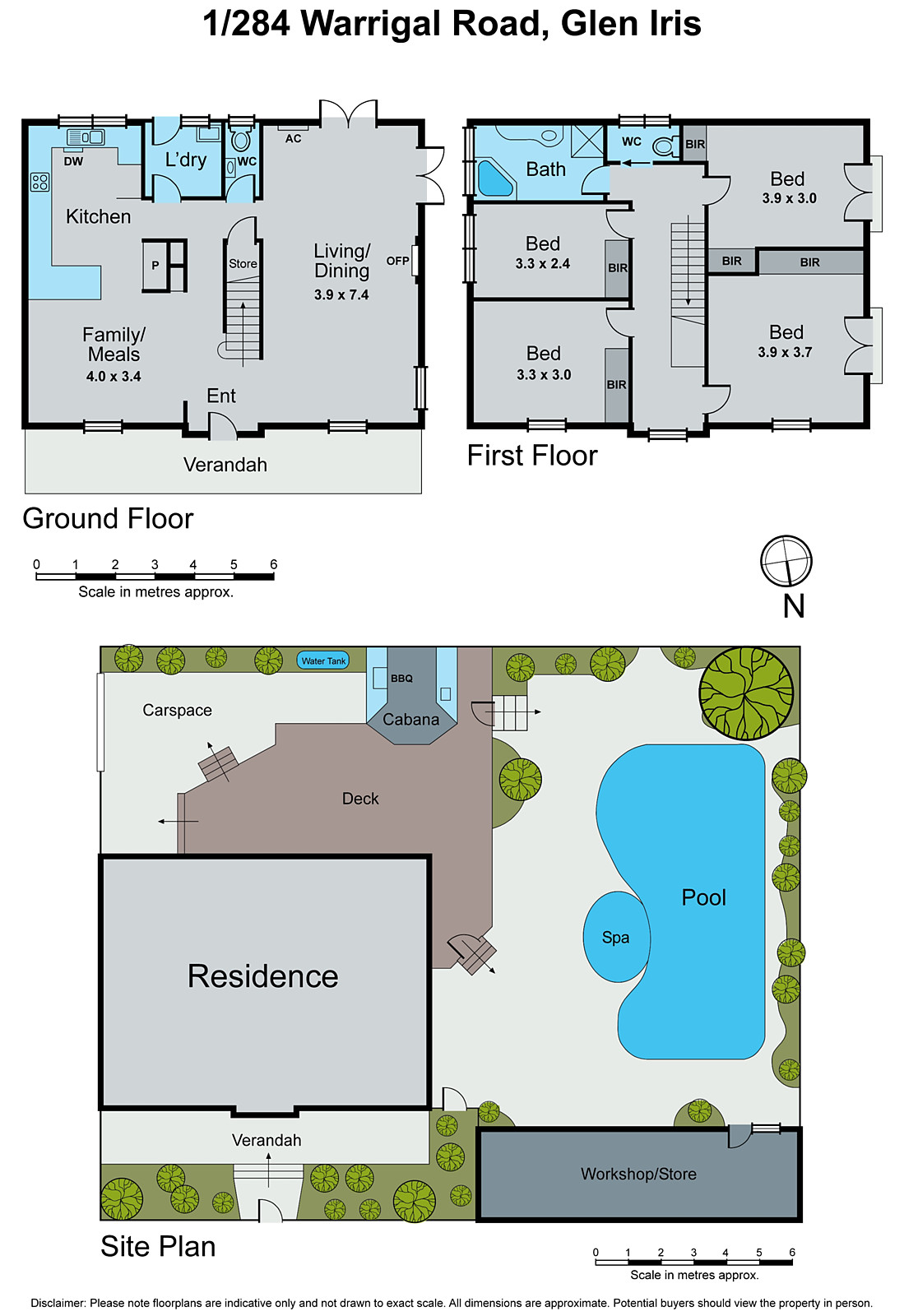 1/284 Warrigal Road, Glen Iris VIC 3146 - Floorplan
