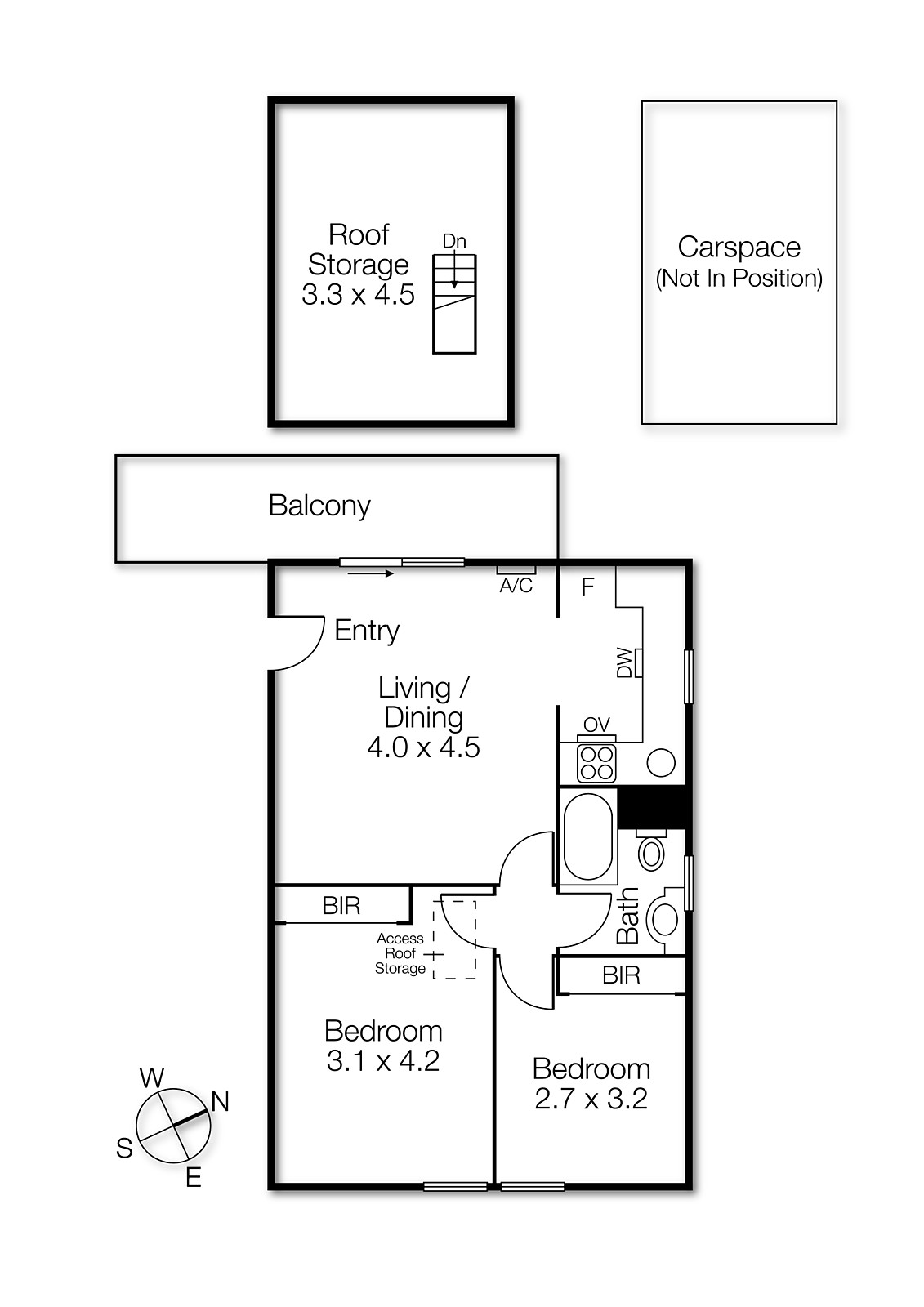 12/85 Grosvenor Street, Balaclava VIC 3183 - Floorplan