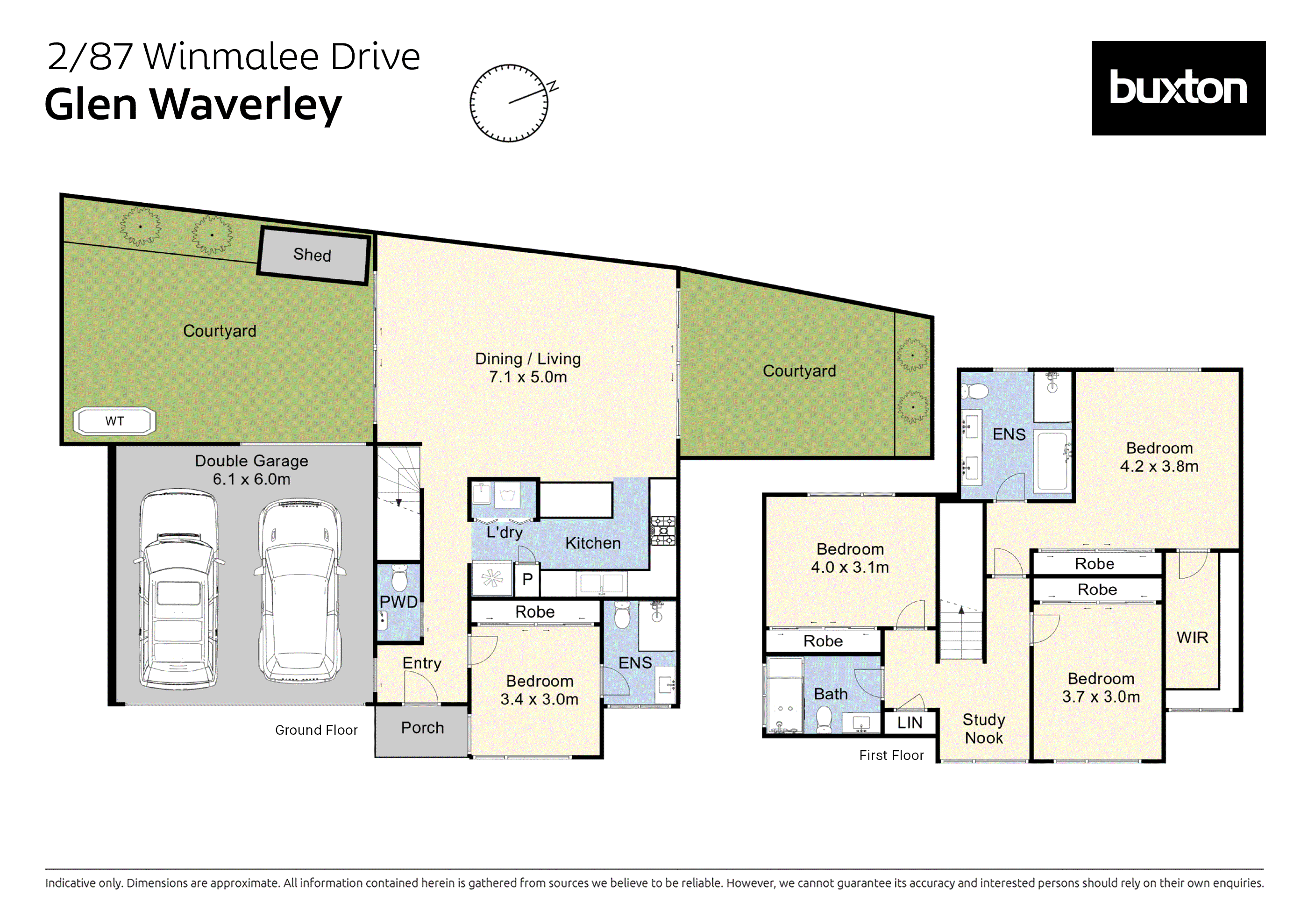 1&2/87 Winmalee Drive, Glen Waverley VIC 3150 - Floorplan