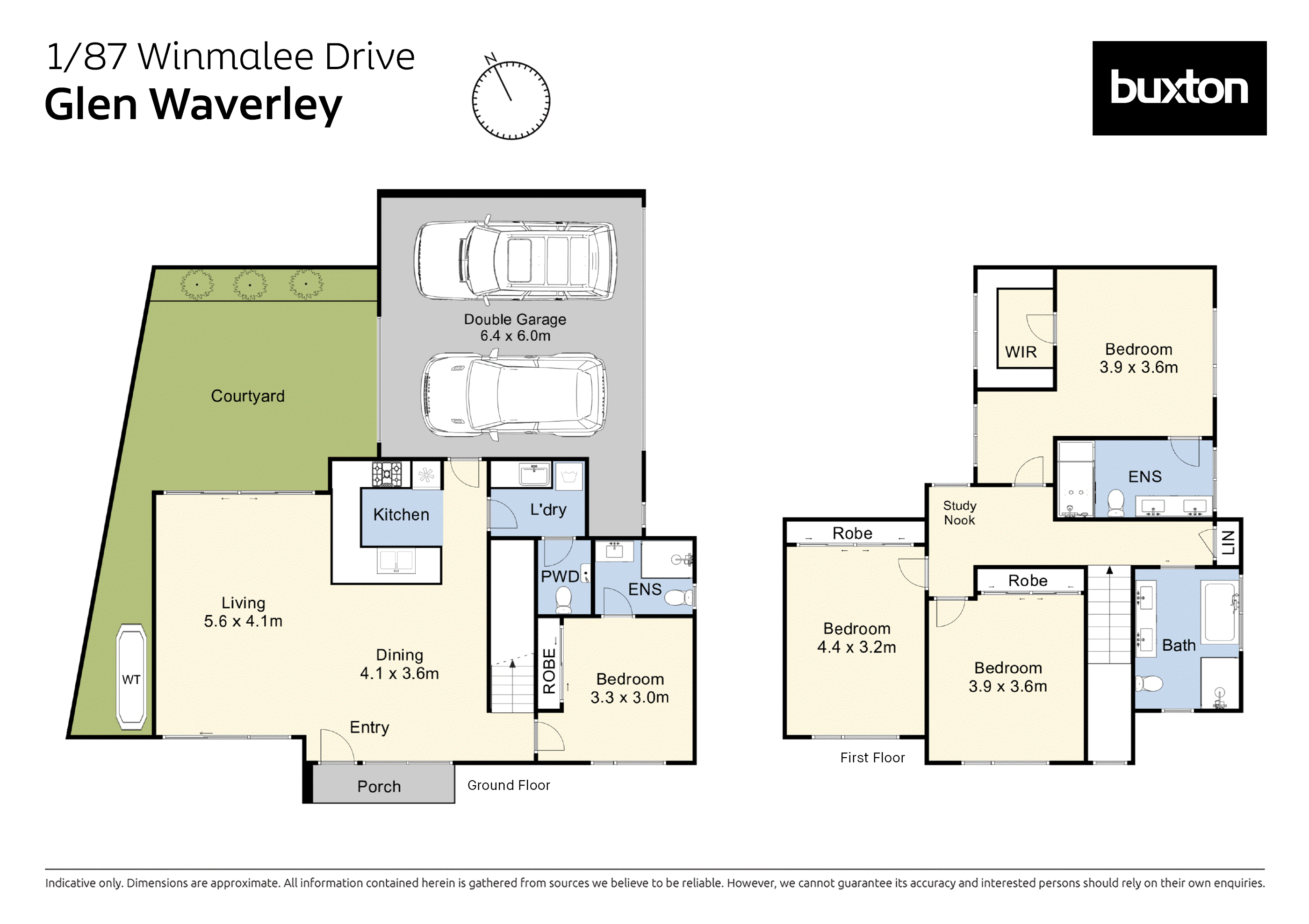 1&2/87 Winmalee Drive, Glen Waverley VIC 3150 - Floorplan