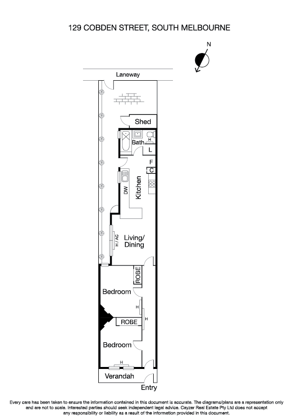 129 Cobden Street, SOUTH MELBOURNE VIC 3205 - Floorplan