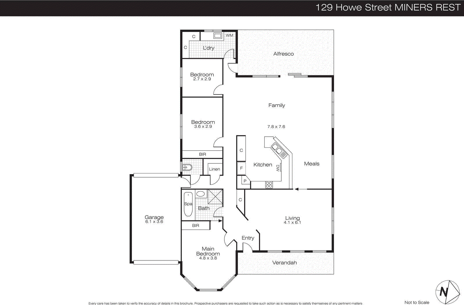 129 Howe Street, Miners Rest VIC 3352 - Floorplan
