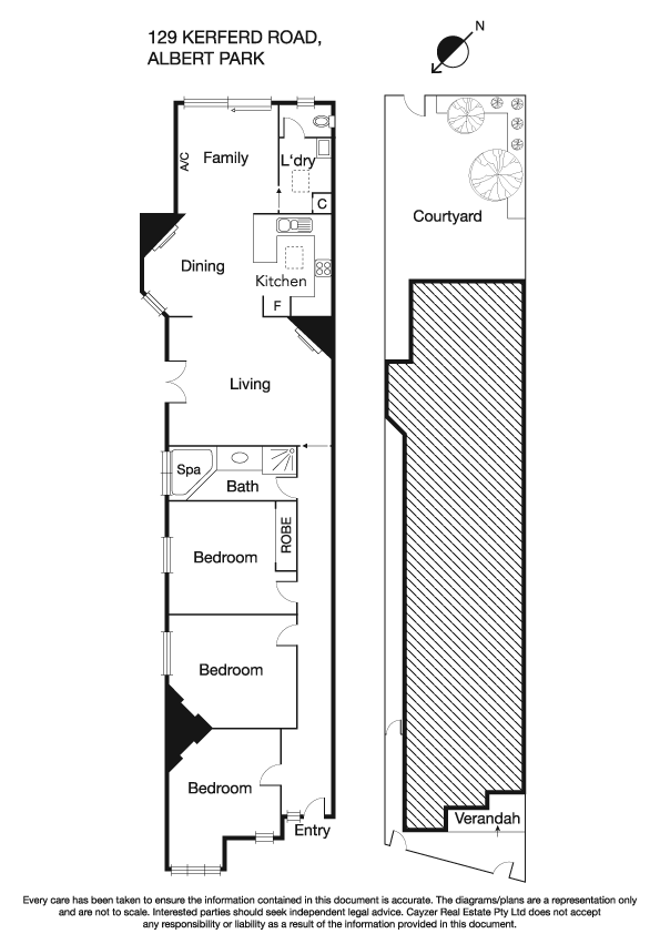 129 Kerferd Road, ALBERT PARK VIC 3206 - Floorplan