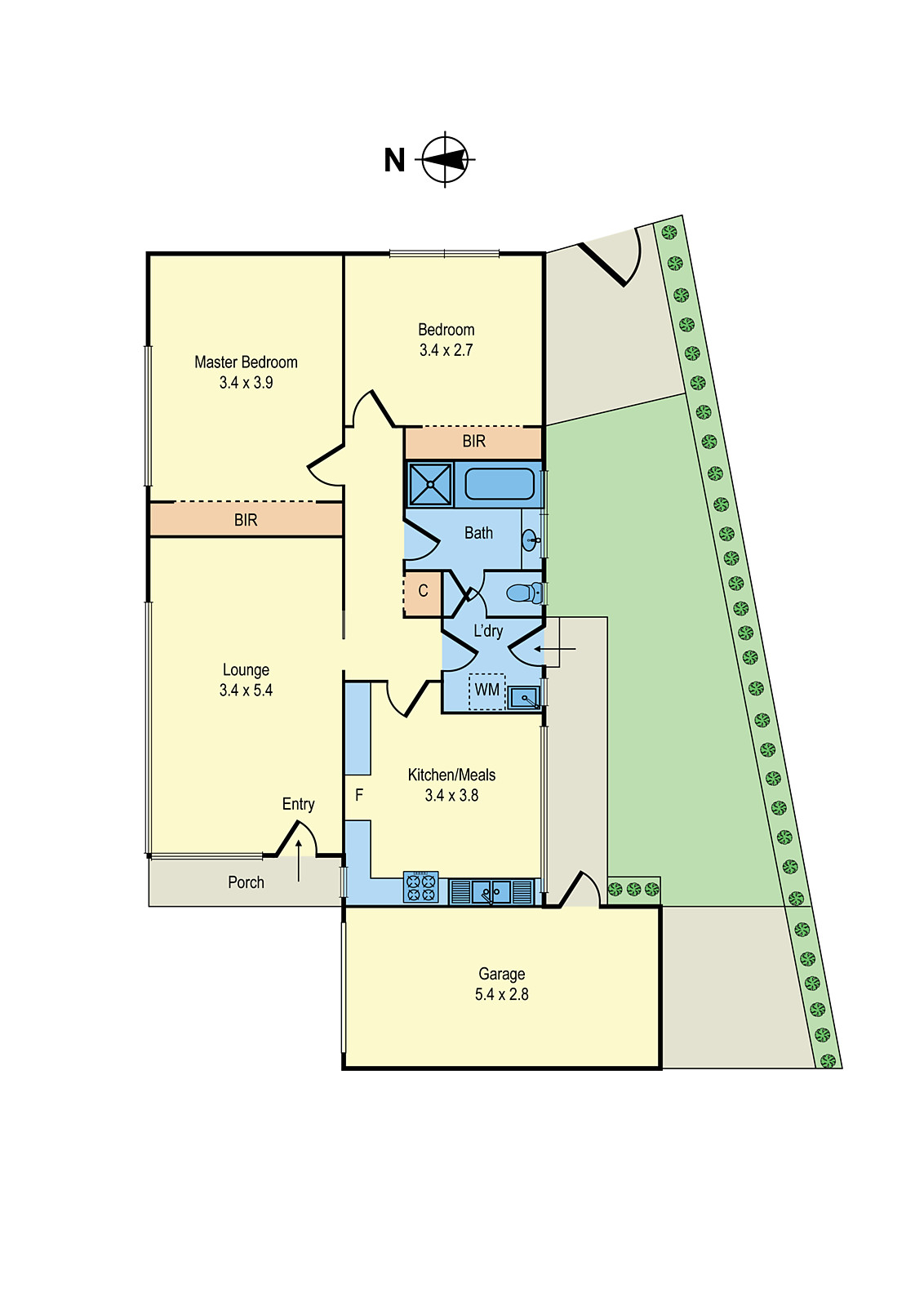 1/29 Milan Street, Mentone VIC 3194 - Floorplan