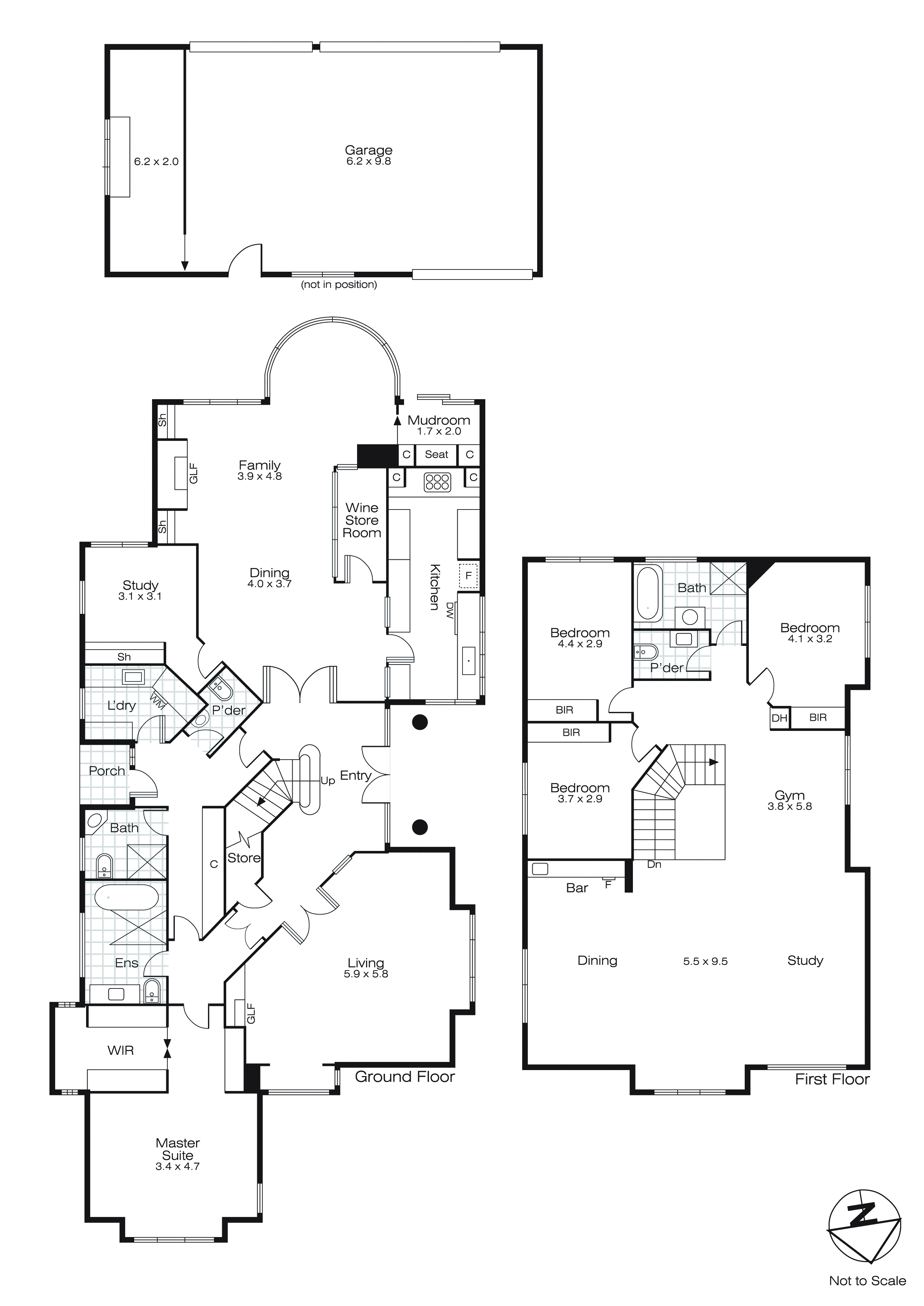 129 Wendouree Parade, Lake Wendouree VIC 3350 - Floorplan