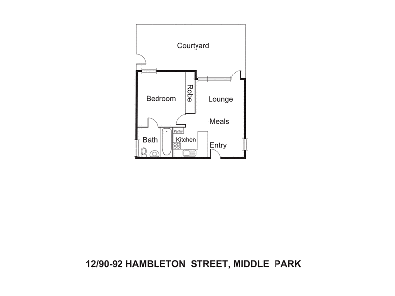 12/90-92 Hambleton Street, MIDDLE PARK VIC 3206 - Floorplan