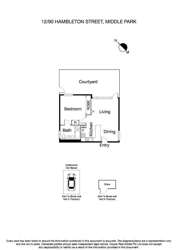 12/90 Hambleton Street, MIDDLE PARK VIC 3206 - Floorplan