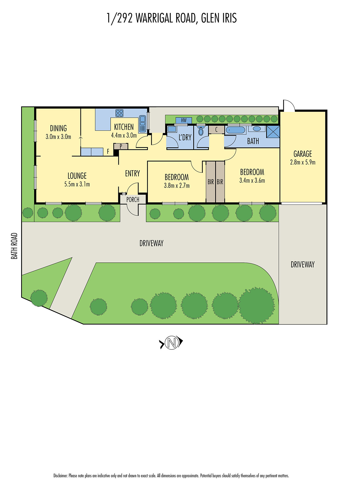 1/292 Warrigal Road, Glen Iris VIC 3146 - Floorplan