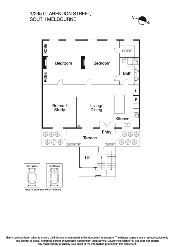 1/295 Clarendon Street, SOUTH MELBOURNE VIC 3205 - Floorplan