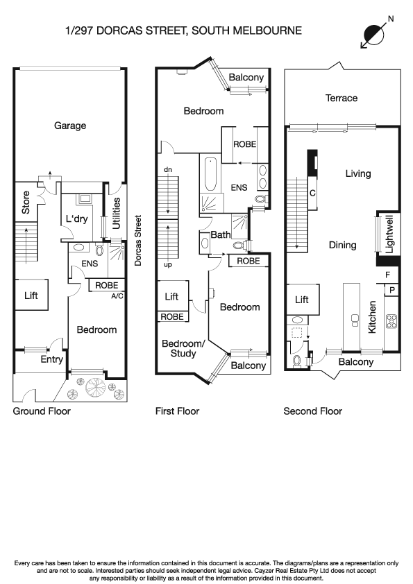 1/297 Dorcas Street, SOUTH MELBOURNE VIC 3205 - Floorplan