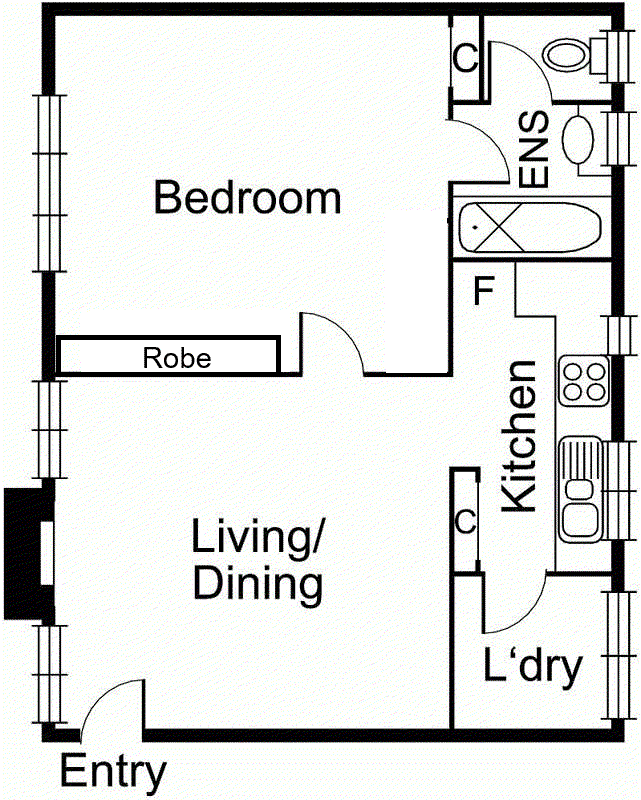 12/98 Park Street, St Kilda West VIC 3182 - Floorplan