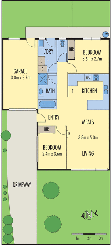 1/299 Boundary Road, St Albans Park VIC 3219 - Floorplan
