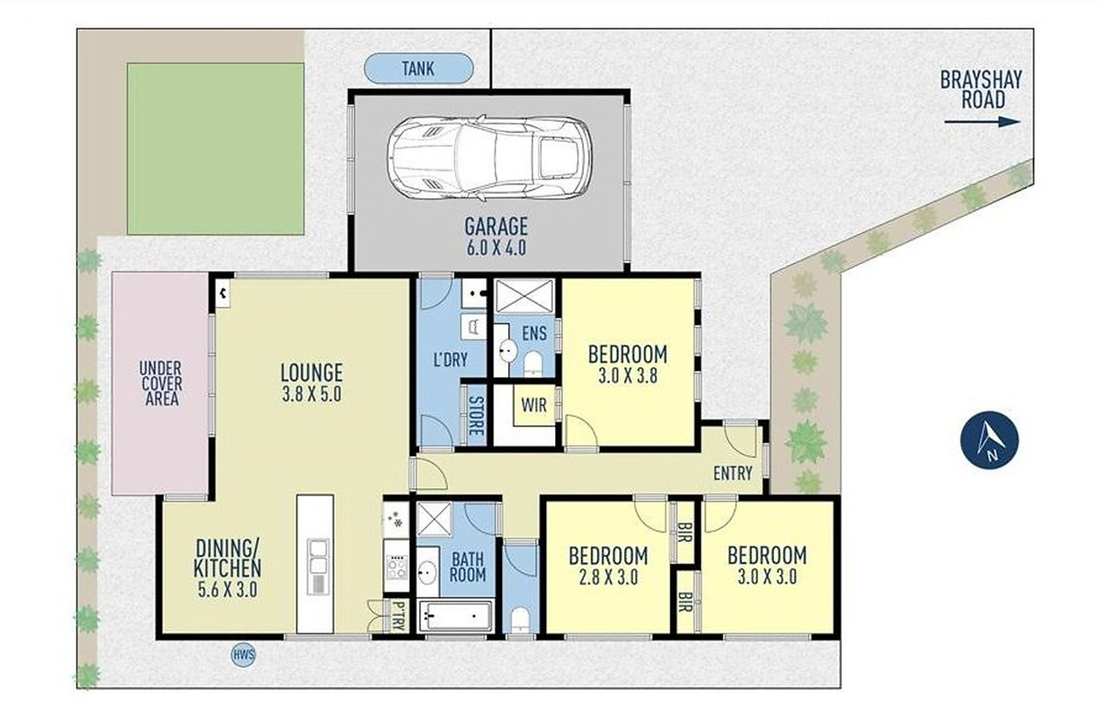 12a Brayshay Road, Newcomb VIC 3219 - Floorplan