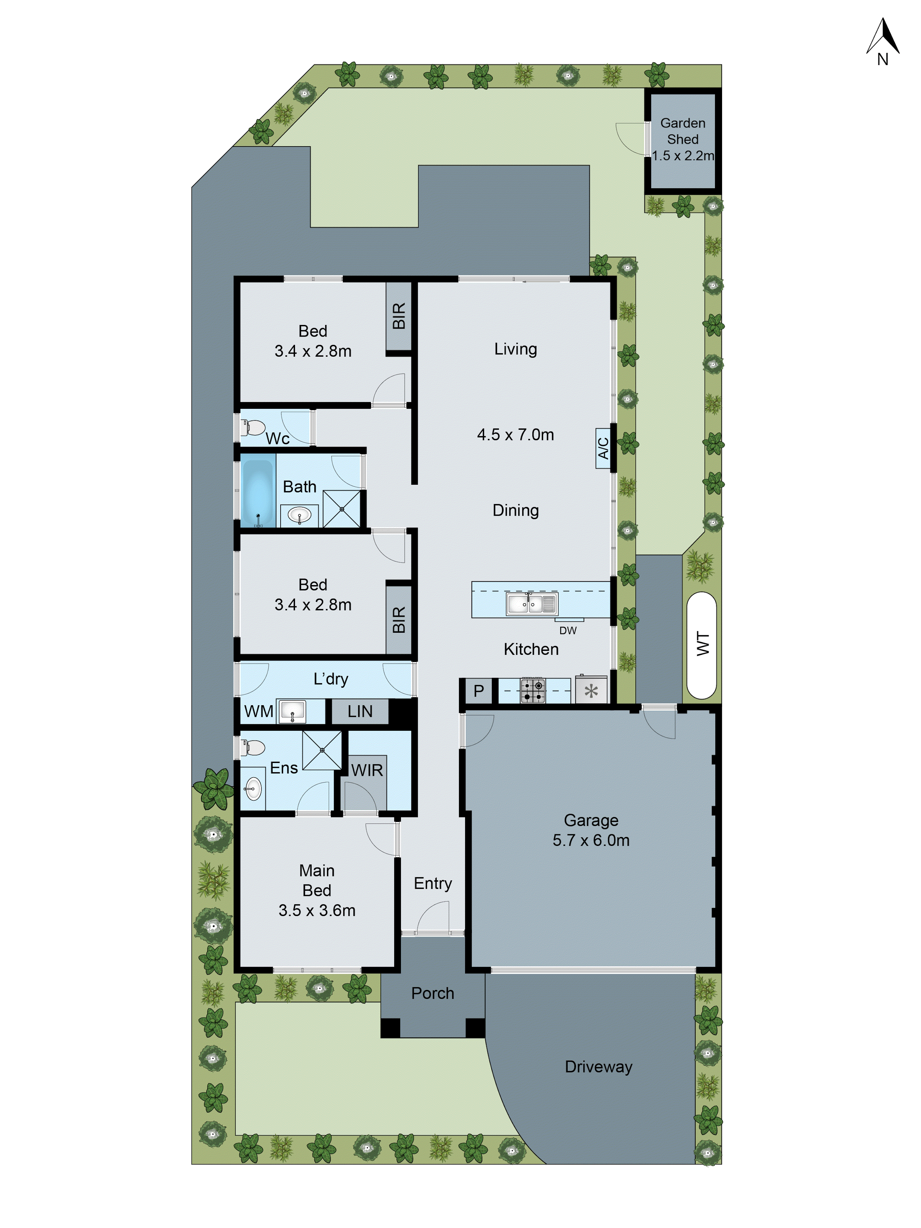 12A Knight Avenue, Herne Hill VIC 3218 - Floorplan
