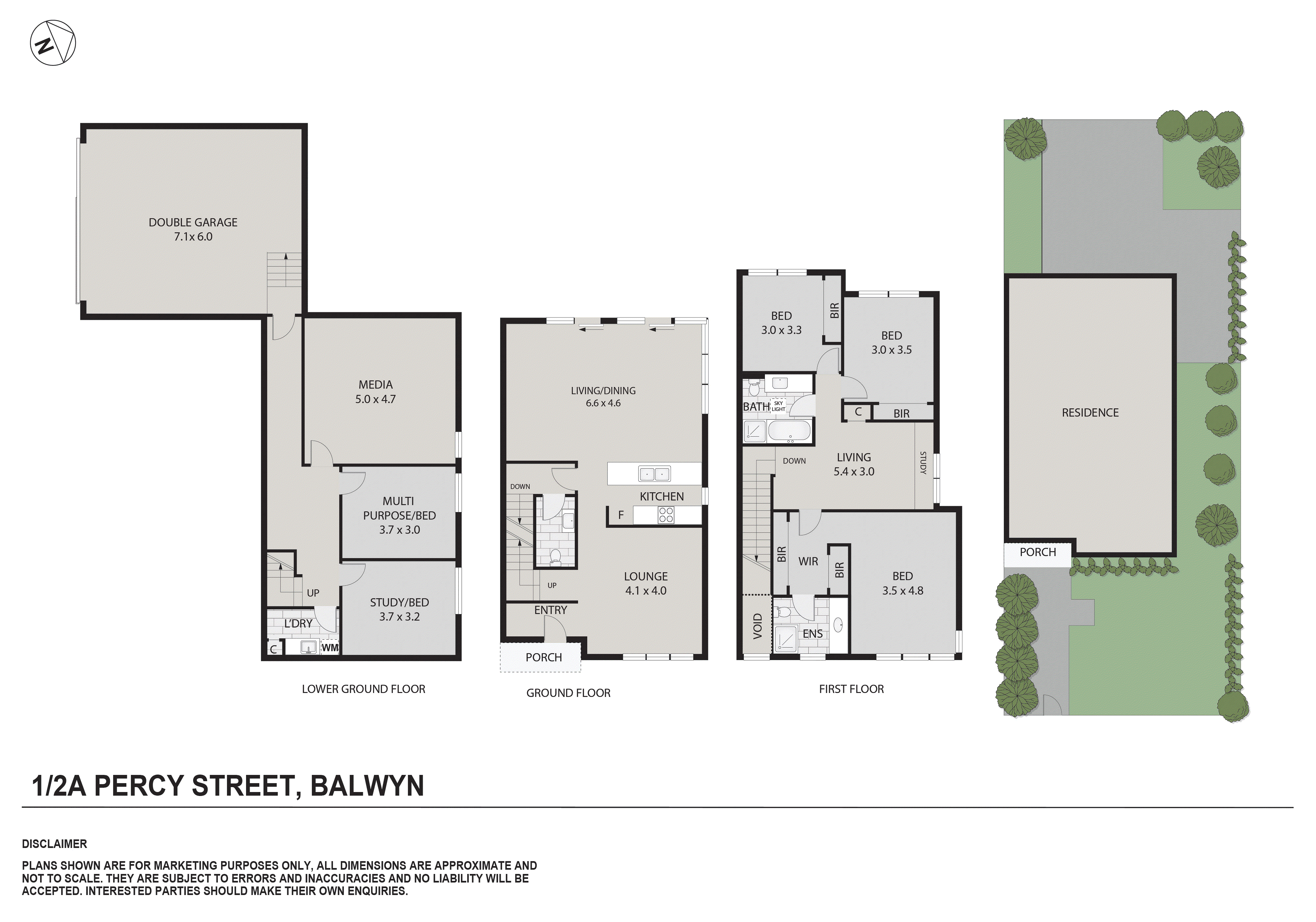 1/2A Percy Street, Balwyn VIC 3103 - Floorplan