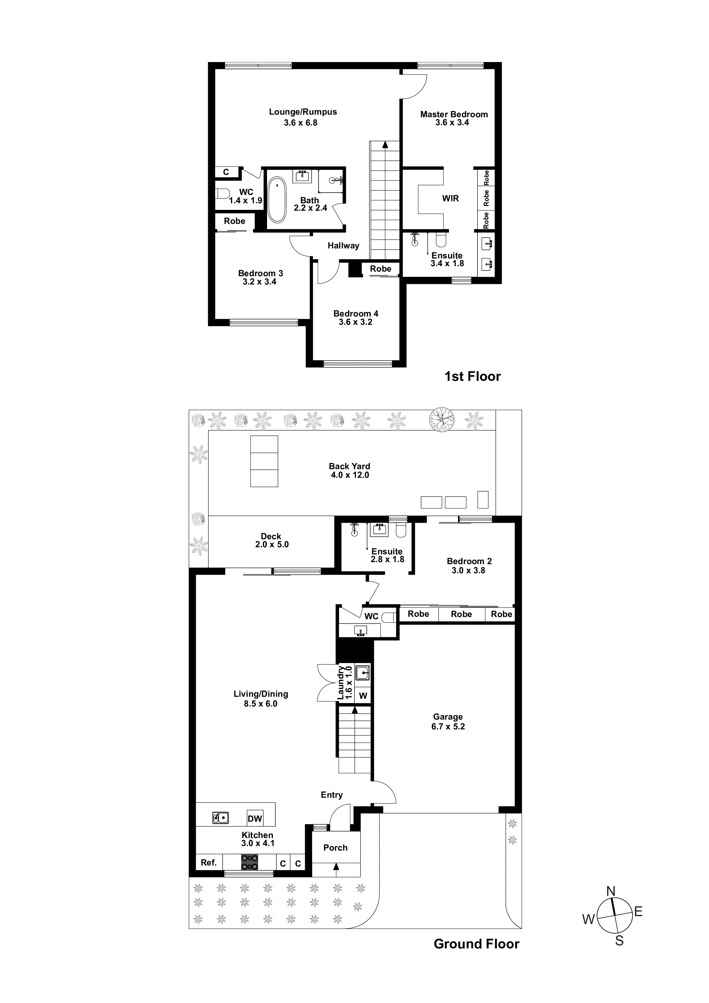 1/2b Canberra Grove, Beaumaris VIC 3193 - Floorplan