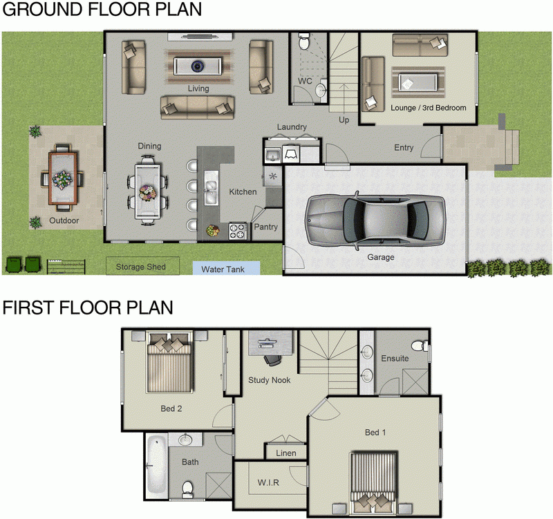 12B Edith Street, MORDIALLOC VIC 3195 - Floorplan