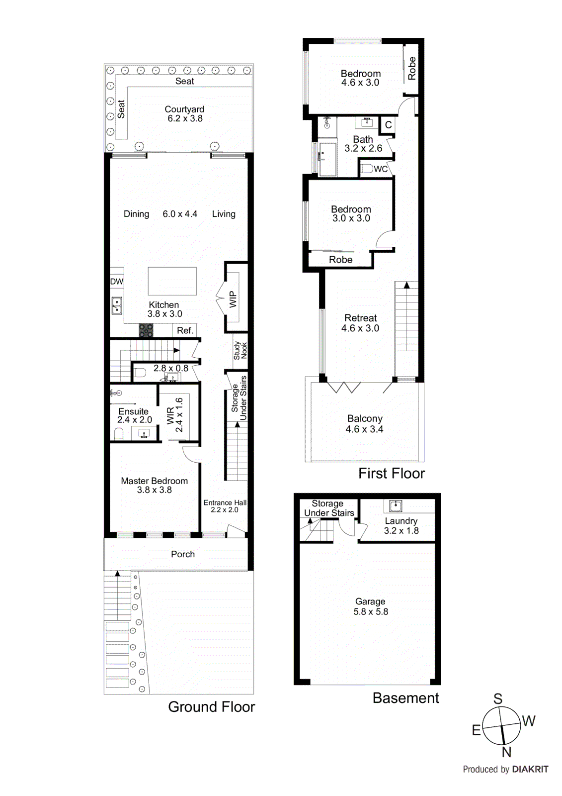 12B Fifth Street, Black Rock VIC 3193 - Floorplan