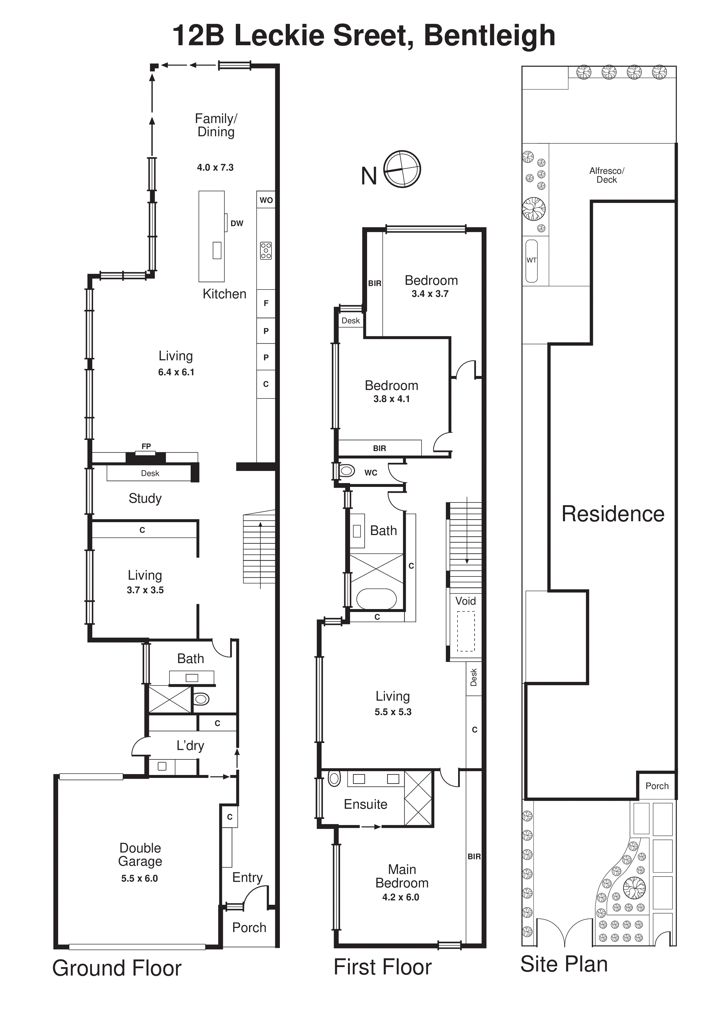 12b Leckie Street, Bentleigh VIC 3204 - Floorplan