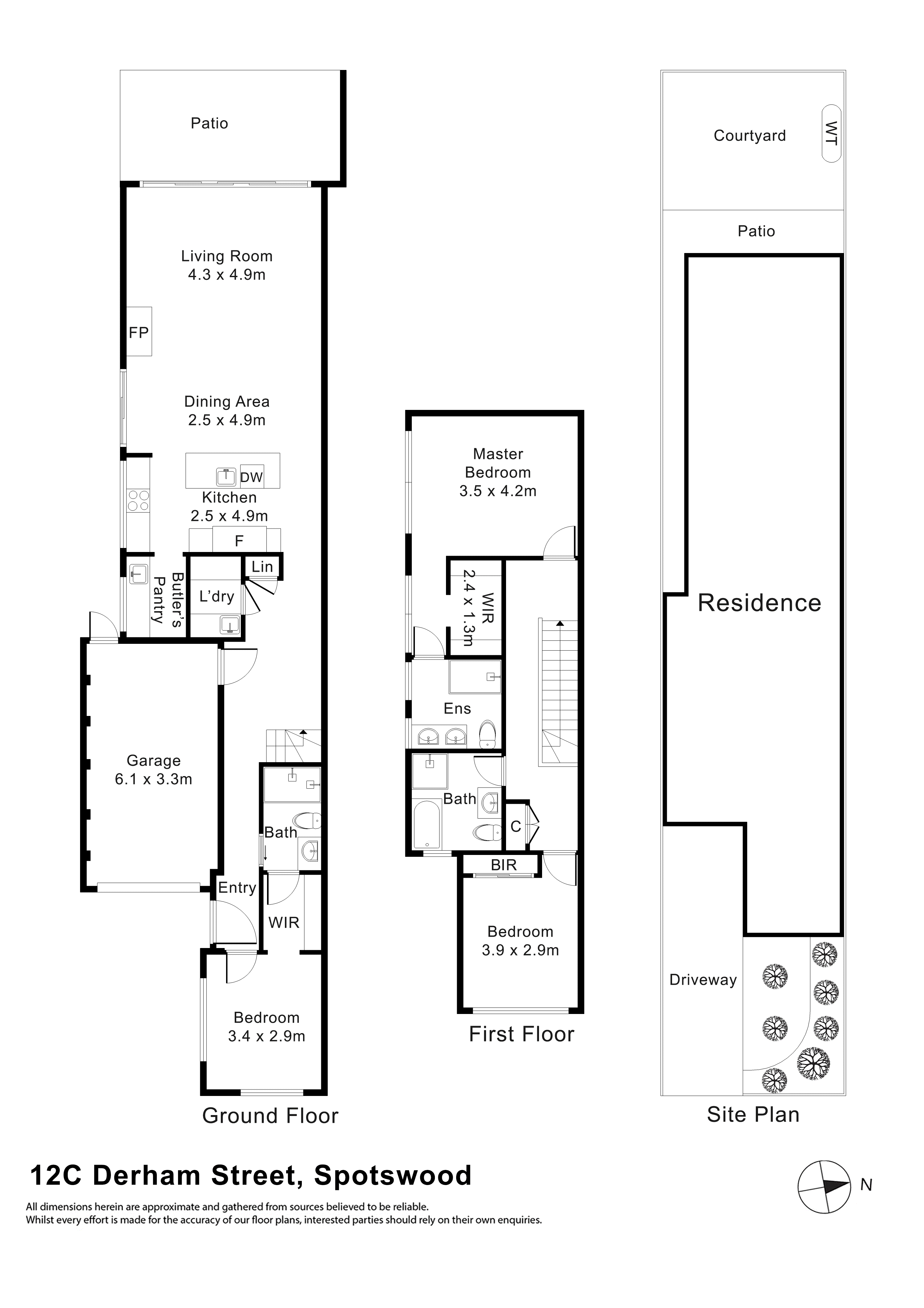 12c Derham Street, Spotswood VIC 3015 - Floorplan
