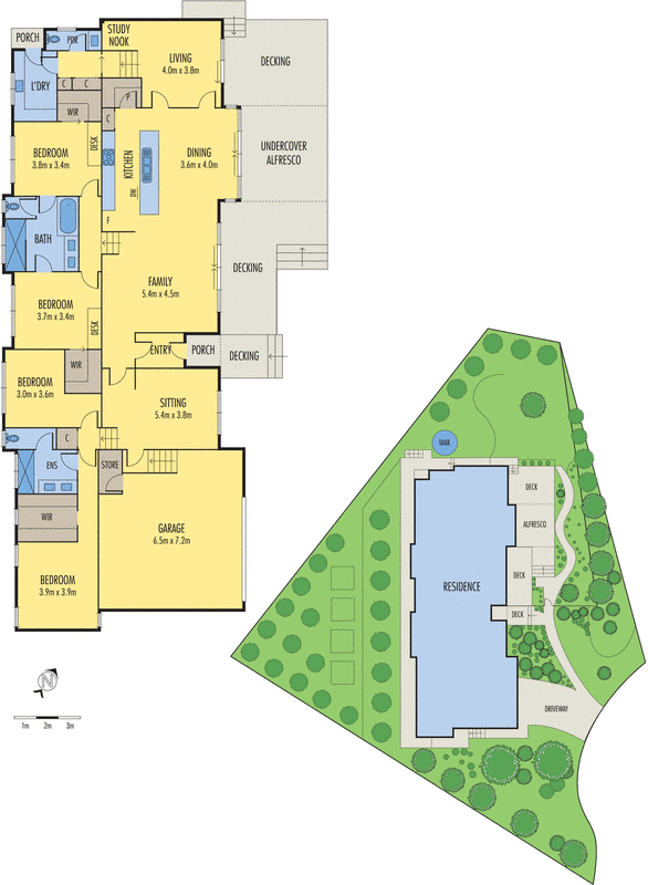 13-14 Nevair Court, Highton VIC 3216 - Floorplan