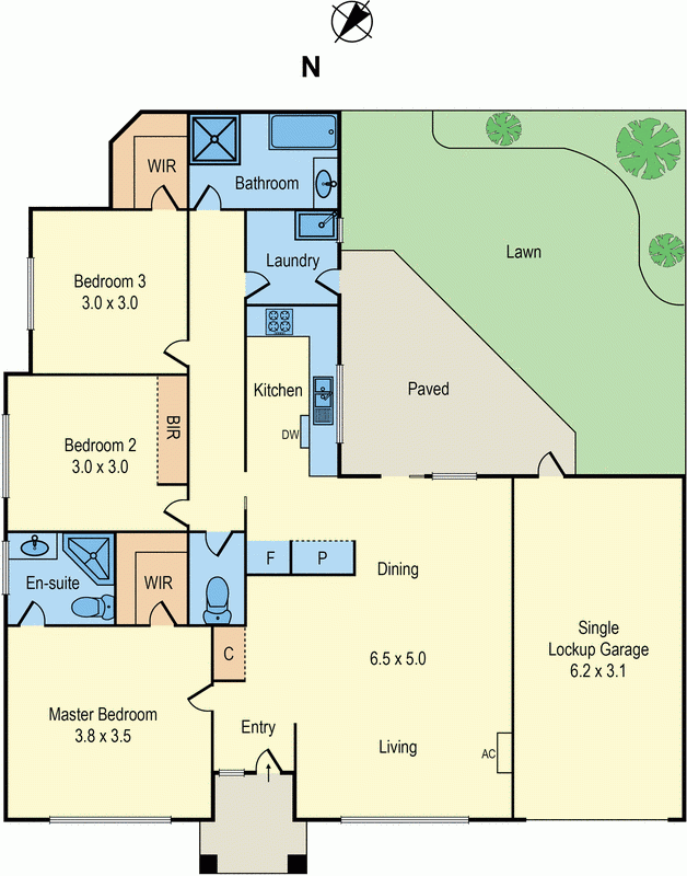 1/3-5 Dingley Court, DINGLEY VILLAGE VIC 3172 - Floorplan