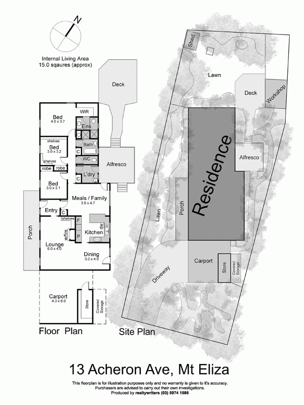 13 Acheron Avenue, MOUNT ELIZA VIC 3930 - Floorplan