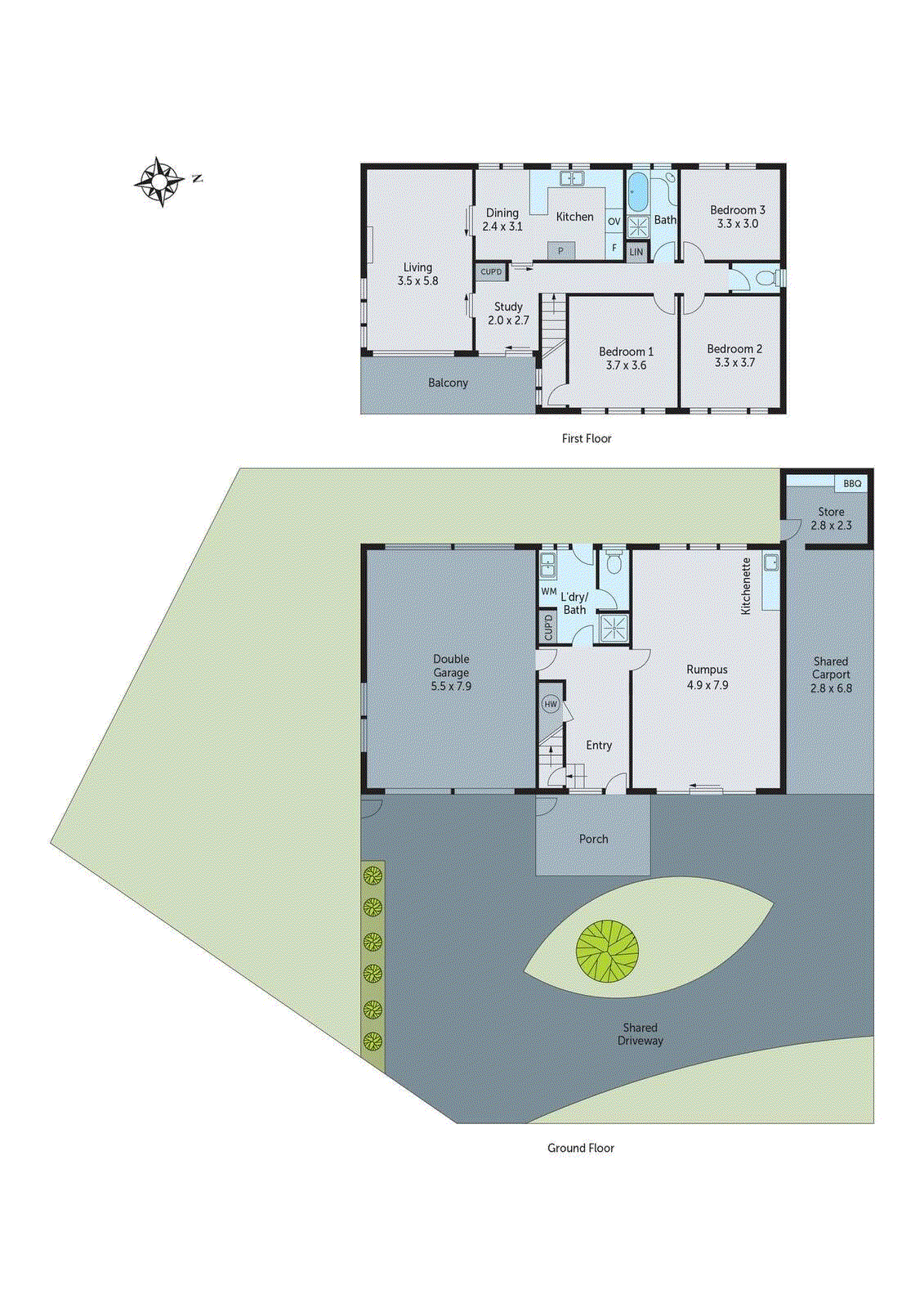 1/3 Alcona Court, Bell Park VIC 3215 - Floorplan