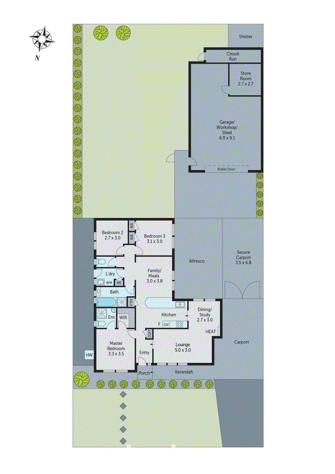 13 Aldershot Road, St Albans Park VIC 3219 - Floorplan