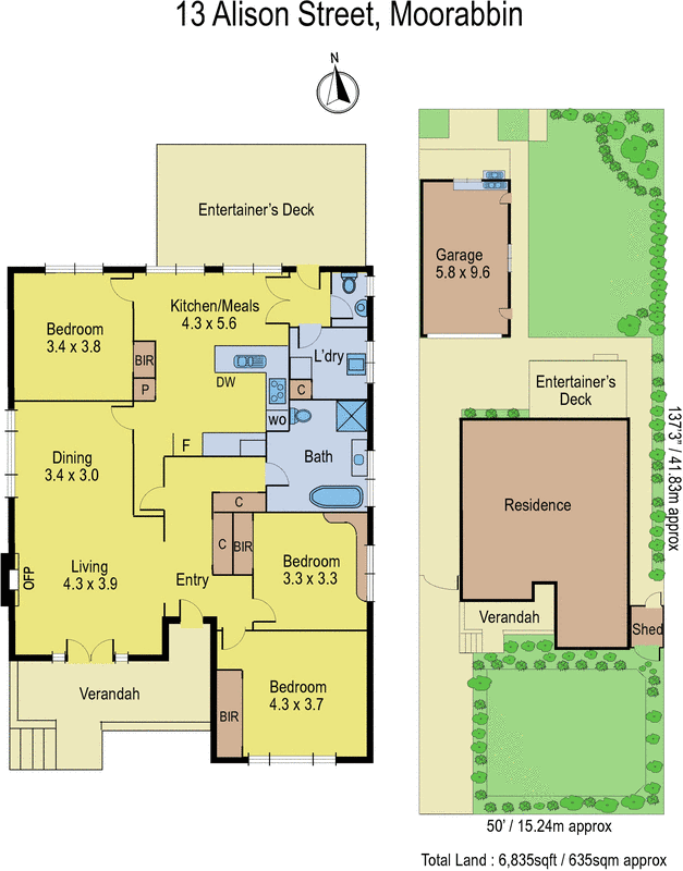 13 Alison Street, Moorabbin VIC 3189 - Floorplan