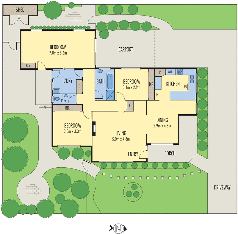 1/3 Allanvale Avenue, Leopold VIC 3224 - Floorplan