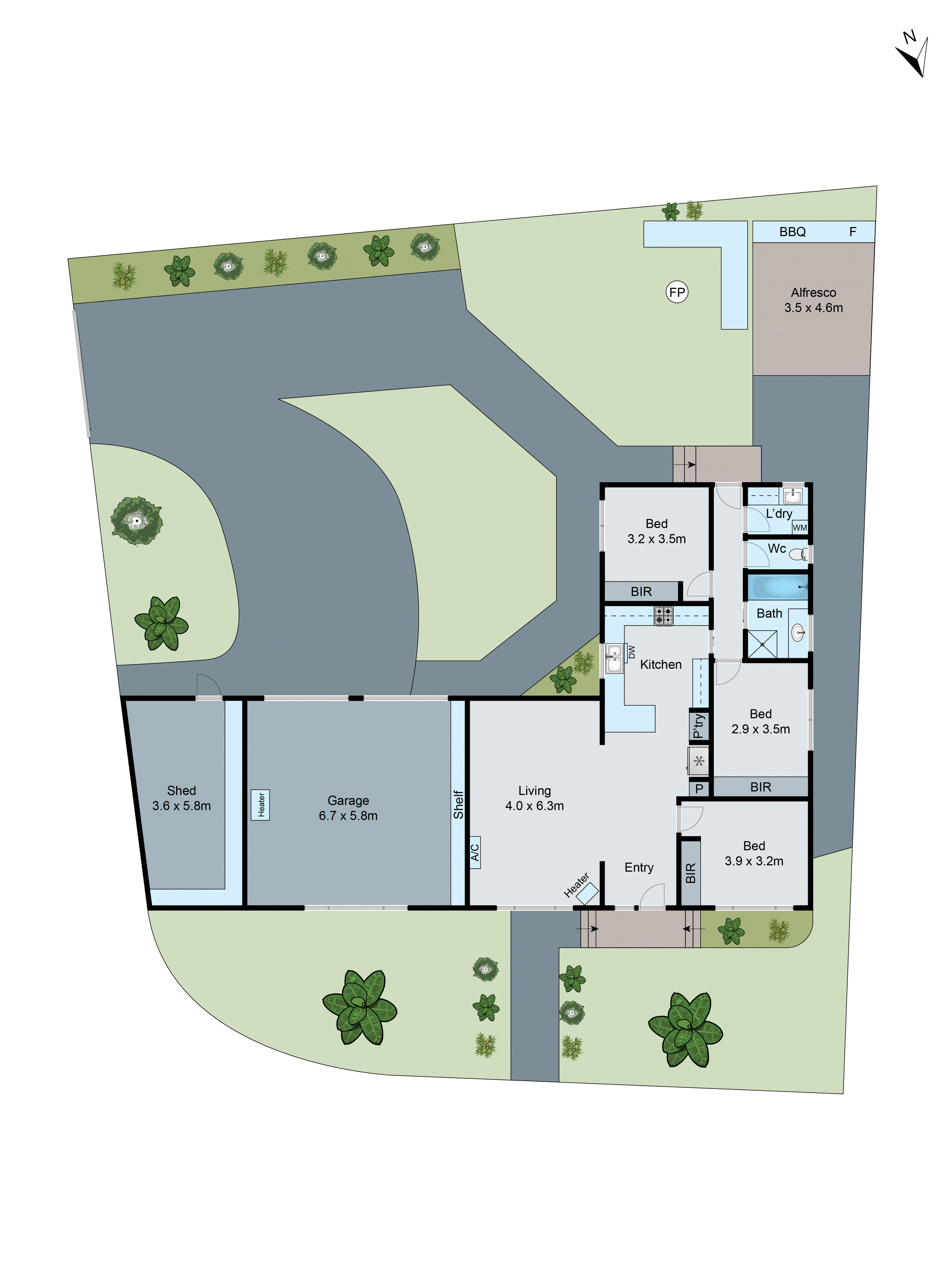 13 Ashleigh Crescent, Bell Park VIC 3215 - Floorplan
