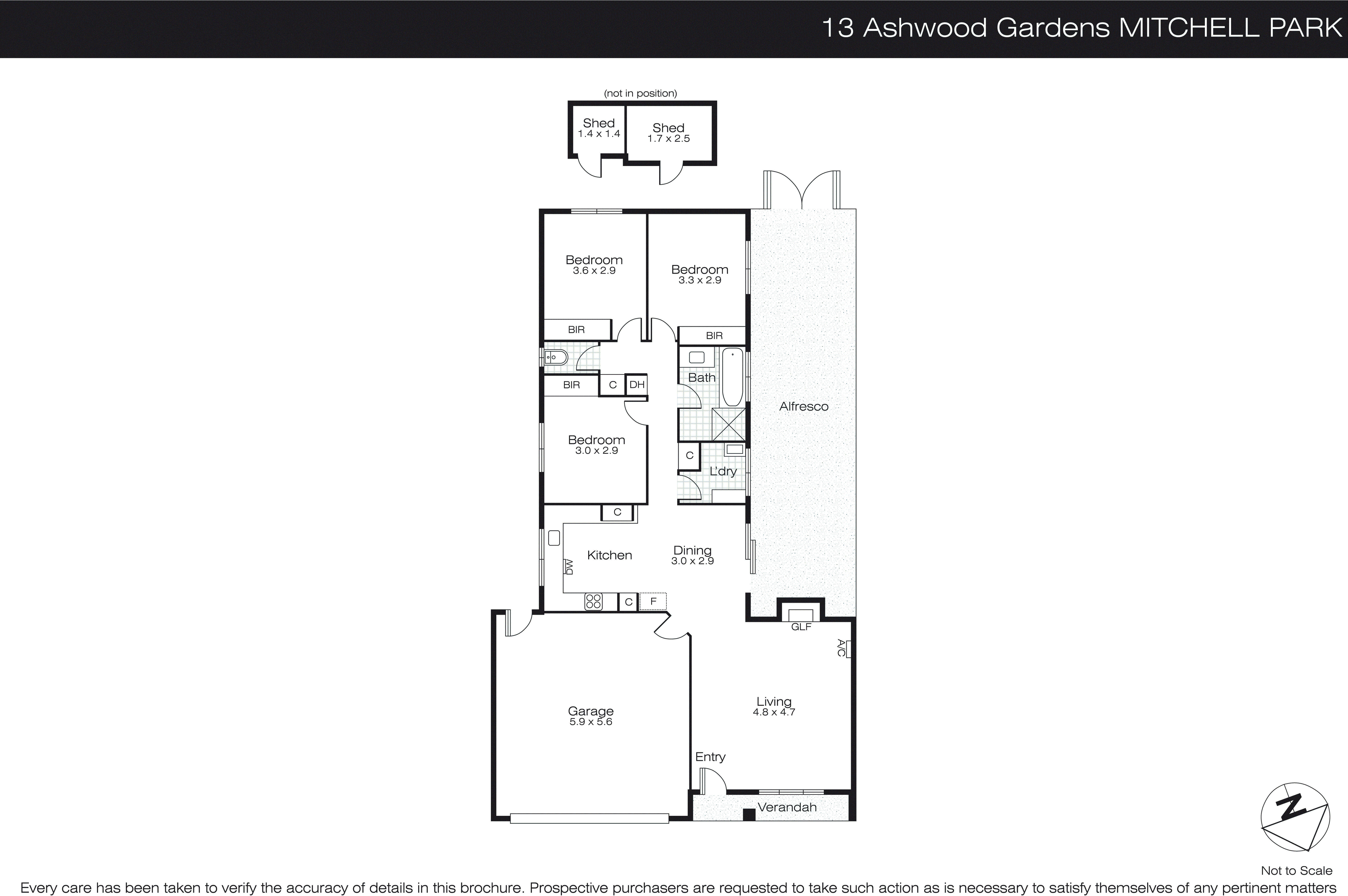 13 Ashwood Gardens, Mitchell Park VIC 3355 - Floorplan