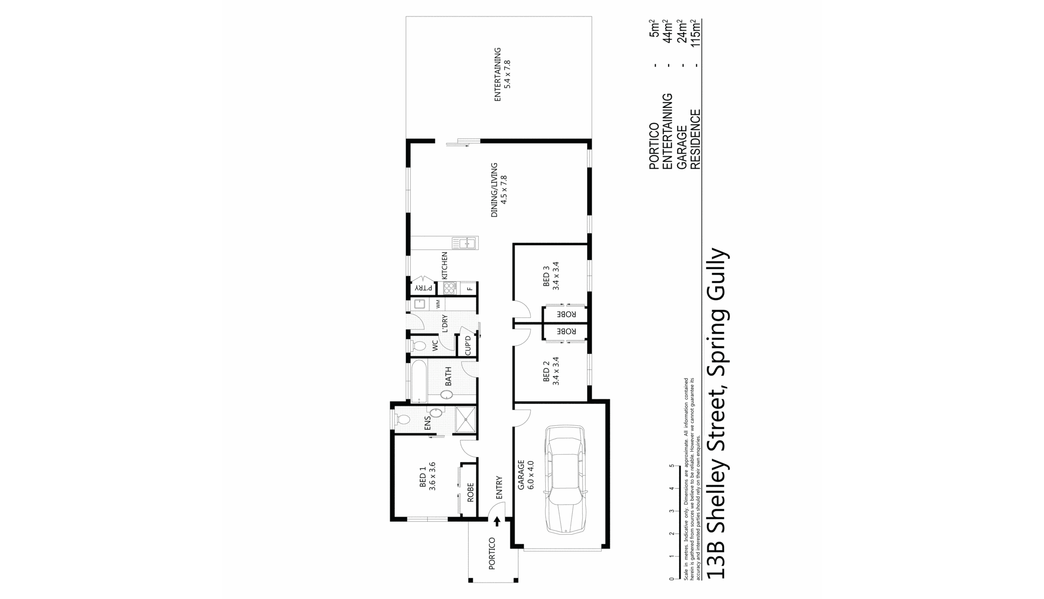 13 B Shelley Street, Spring Gully VIC 3550 - Floorplan