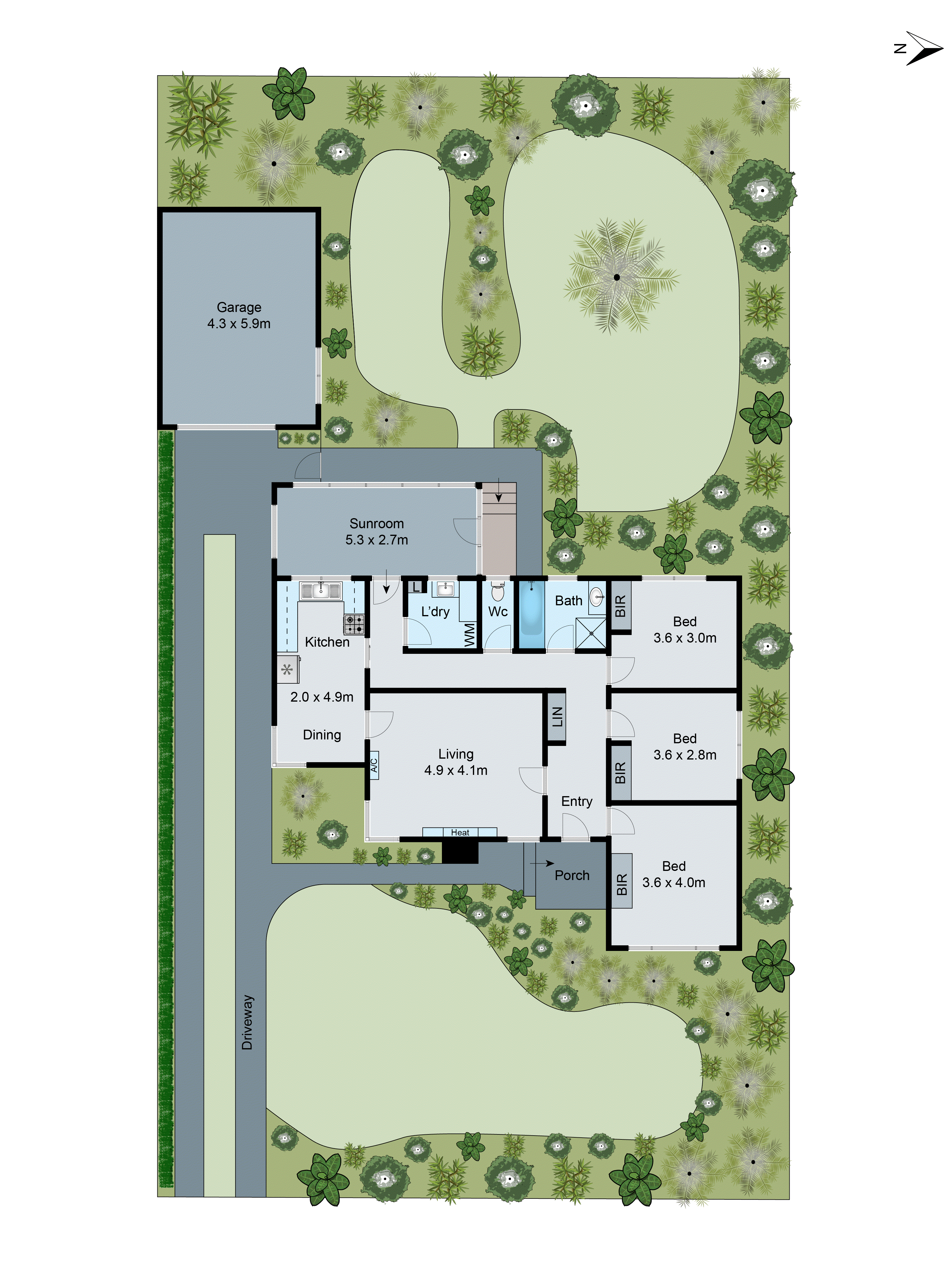 13 Baum Crescent, Highton VIC 3216 - Floorplan