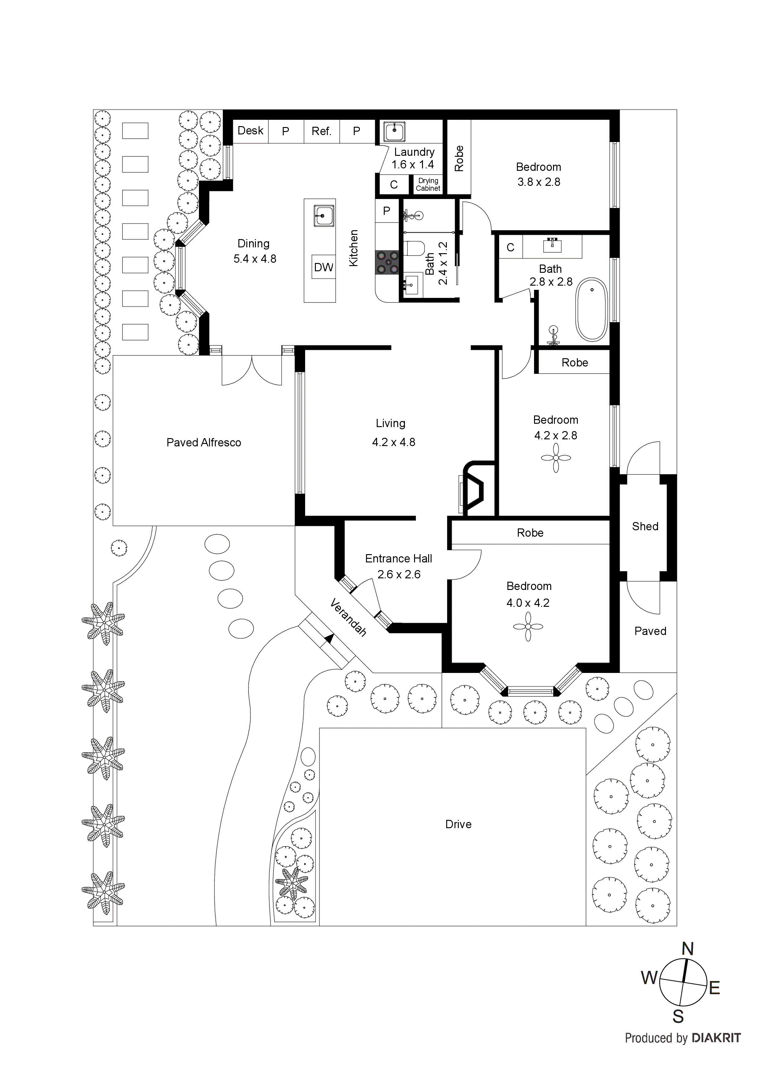 13 Bayview Crescent, Black Rock VIC 3193 - Floorplan