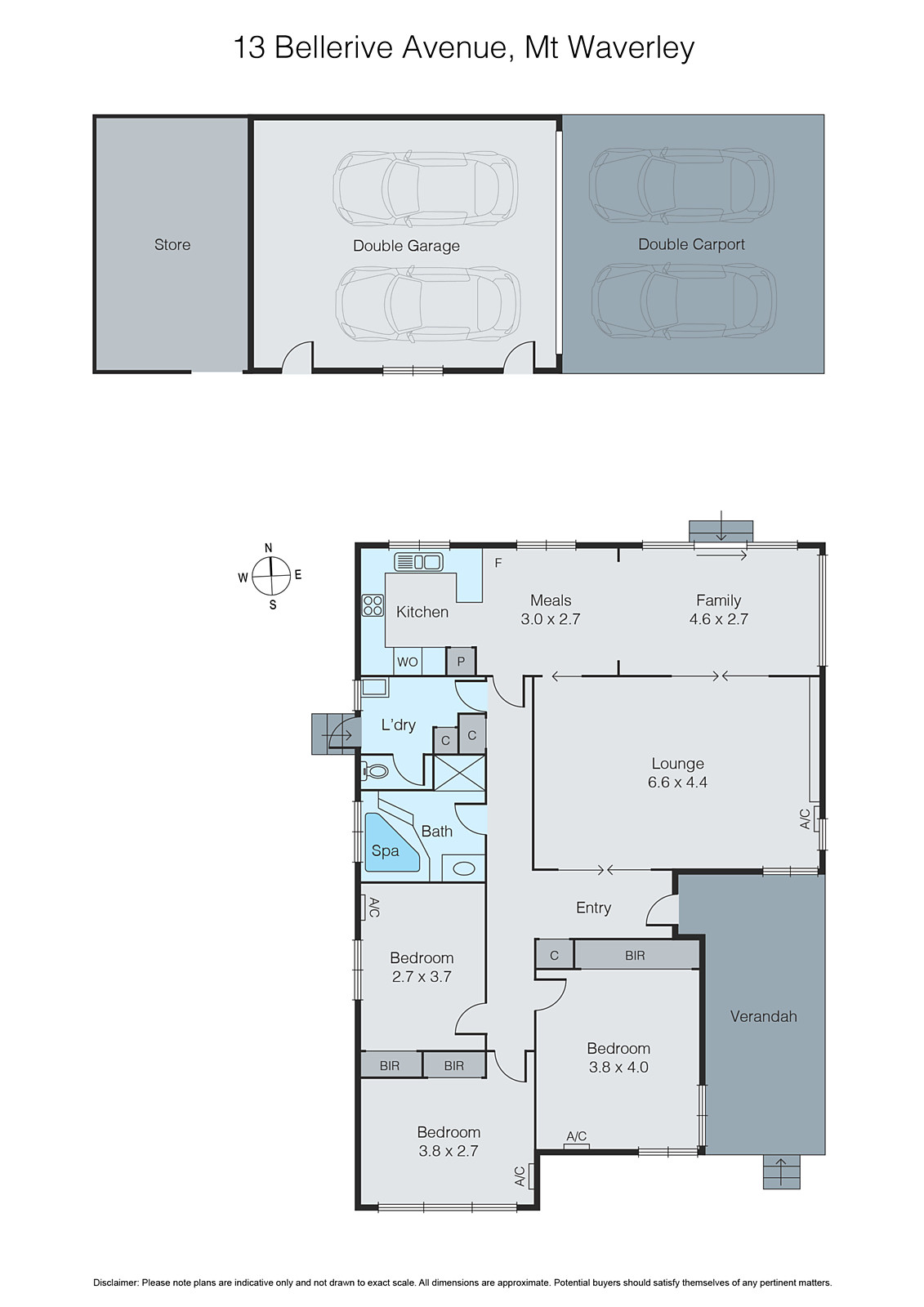 13 Bellerive Avenue, Mount Waverley VIC 3149 - Floorplan