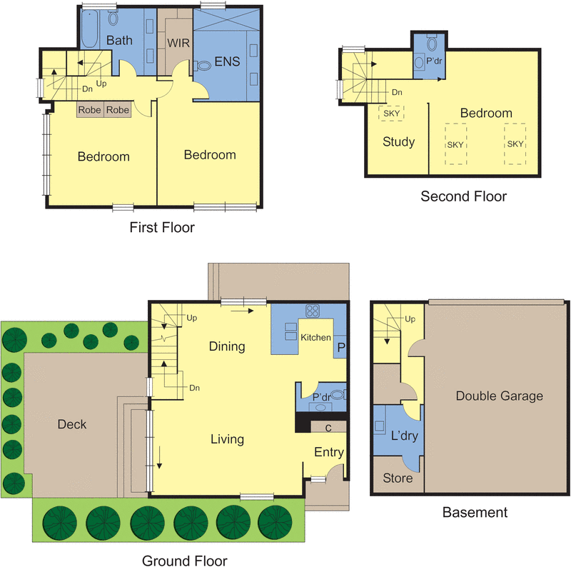 1/3 Bolinda Street, Bentleigh VIC 3204 - Floorplan