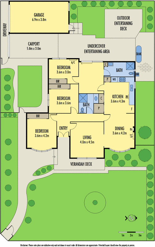 13 Bostock Avenue, Manifold Heights VIC 3218 - Floorplan